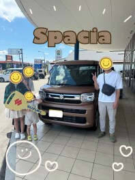 ご納車おめでとうございます！【スペーシア】